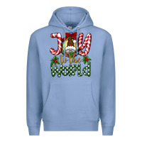 Colony Blue joy to the world Premium Hoodie - BundleAndBundleShop
