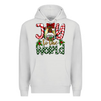 Dove Grey joy to the world Premium Hoodie - BundleAndBundleShop