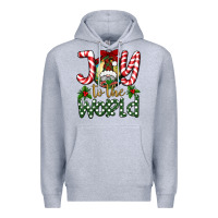 Heather Grey joy to the world Premium Hoodie - BundleAndBundleShop