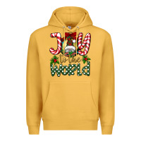 Mustard joy to the world Premium Hoodie - BundleAndBundleShop