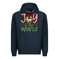 Navy joy to the world Premium Hoodie - BundleAndBundleShop