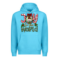 Ocean Blue joy to the world Premium Hoodie - BundleAndBundleShop