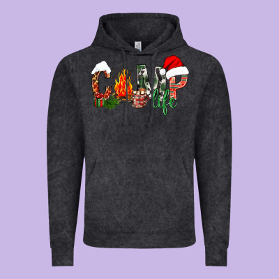 Christmas Camp Vintage Hoodie Designed By Nancycooperartshop