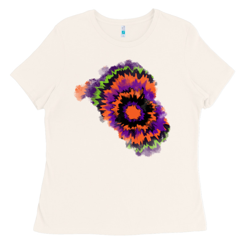 Tie Dye Patch Ladies Tee by RanaPortraitStore | Teevron
