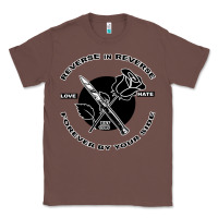 Chestnut Reverse ın Reverse Love Hate Forever By Your Sıde Classic Tee - Bettercallsaul