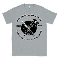 Heather Grey Reverse ın Reverse Love Hate Forever By Your Sıde Classic Tee - Bettercallsaul