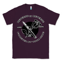 Plum Reverse ın Reverse Love Hate Forever By Your Sıde Classic Tee - Bettercallsaul