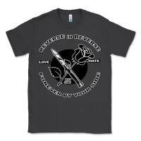 Smoke Reverse ın Reverse Love Hate Forever By Your Sıde Classic Tee - Bettercallsaul