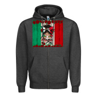 Charcoal Heather mexican messy bun mamacita Zipper Hoodie - BundleAndBundleShop