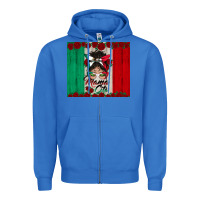 Mexican Messy Bun Mamacita Zipper Hoodie | Teevron