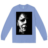 Colony Blue michael, myers, halloween Long Sleeve Tee - tuanDangUi