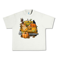 Pistachio Fall Truck Urban Heavy Tee - texasbilliewilder