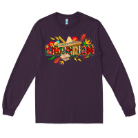 Plum cinco de mayo librarian Long Sleeve Tee - CowGirlArtShop