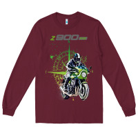 Burgundy kawa cafe racer z 9 rs 900 Long Sleeve Tee - tuanDangUi