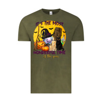 Vintage Olive It's The Most Wonderful Time of The Year Vintage Tee - texasbilliewilder
