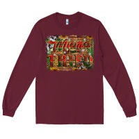 Burgundy mama tried christmas Long Sleeve Tee - Jasminsmagicworld
