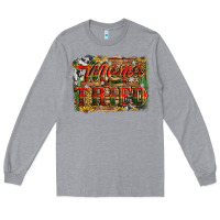 Heather Grey mama tried christmas Long Sleeve Tee - Jasminsmagicworld