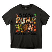 Asphalt little pumpkin with a lot of spice Heavy Core Tee - MaliasSmallBusiness