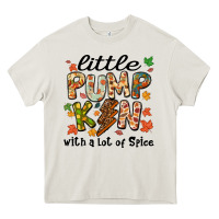 Cream little pumpkin with a lot of spice Heavy Core Tee - MaliasSmallBusiness