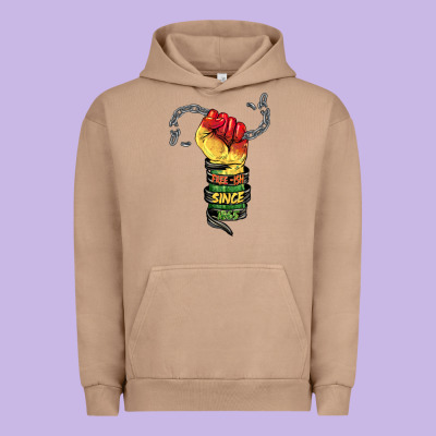 Free Ish Since 1865 Urban Hoodie Designed By Barkaloodesign