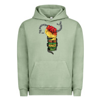 Pigment Oil Green free ish since 1865 Urban Hoodie - BarkalooDesign