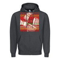 Smoke african drum colorful seamless pattern Zipper Hoodie - BundleAndBundleShop