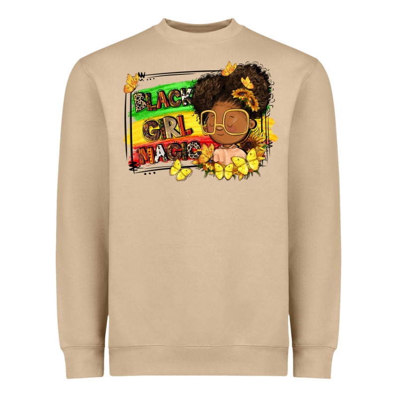 Black Girl Magic Heavyweight Sweatshirt by FaDigitalArtStudio | Teevron