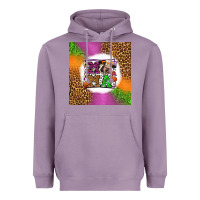 Lavender halloween cow mama Heavyweight Hoodie - LillyAllenDesigns
