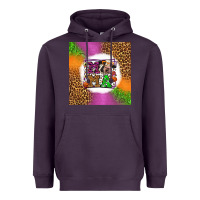 Plum halloween cow mama Heavyweight Hoodie - LillyAllenDesigns