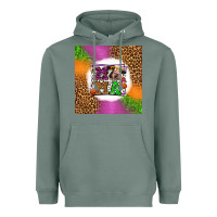 Sage halloween cow mama Heavyweight Hoodie - LillyAllenDesigns