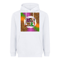 White halloween cow mama Heavyweight Hoodie - LillyAllenDesigns