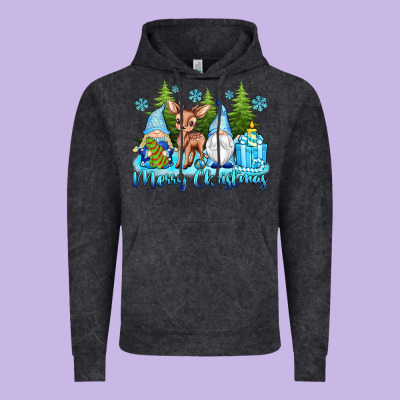 Merry Christmas Gnomes Vintage Hoodie Designed By Texasbilliewilder
