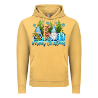 Vintage Mustard merry christmas gnomes Vintage Hoodie - texasbilliewilder