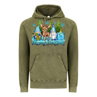 Vintage Olive merry christmas gnomes Vintage Hoodie - texasbilliewilder