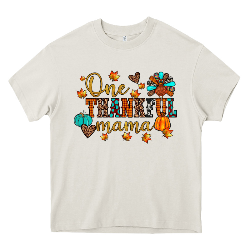 One Thankful Mama Heavy Core Tee by JahusDesignShop | Teevron