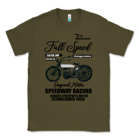 Army Green Speedway Racing Full Speed Pin Classic Tee - Bettercallsaul