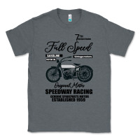 Charcoal Heather Speedway Racing Full Speed Pin Classic Tee - Bettercallsaul