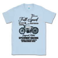 Dusty Blue Speedway Racing Full Speed Pin Classic Tee - Bettercallsaul