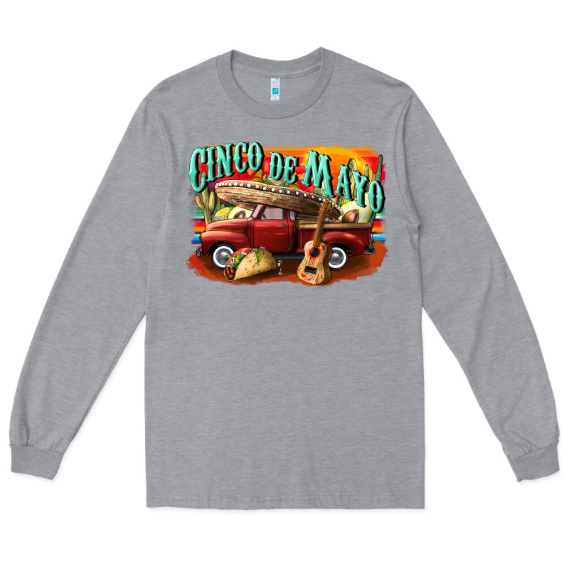 Cinco De Mayo Truck Long Sleeve Tee by CowGirlArtShop | Teevron