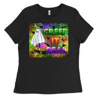 Black creep it real Ladies Tee - BundleAndBundleShop