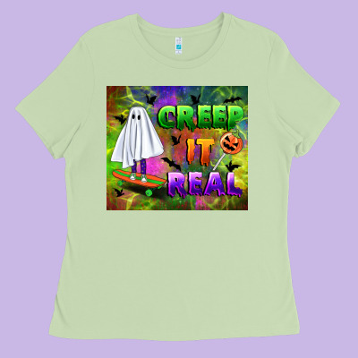 Creep It Real Ladies Tee Designed By Bundleandbundleshop