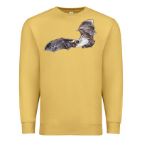 Antique Gold mexican free tailed bat Premium Sweatshirt - LillyAllenDesigns