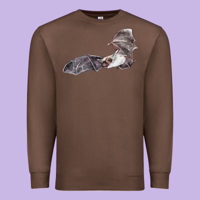 Mexican Free Tailed Bat Premium Sweatshirt Designed By Lillyallendesigns