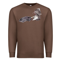 Chestnut mexican free tailed bat Premium Sweatshirt - LillyAllenDesigns