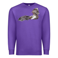 Purple mexican free tailed bat Premium Sweatshirt - LillyAllenDesigns
