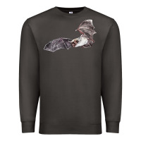 Smoke mexican free tailed bat Premium Sweatshirt - LillyAllenDesigns