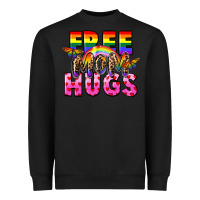 Black Free Mom hugs Heavyweight Sweatshirt - FaDigitalArtStudio