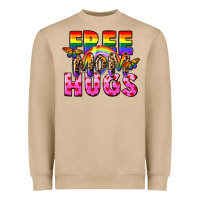 Mushroom Free Mom hugs Heavyweight Sweatshirt - FaDigitalArtStudio
