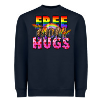 Navy Free Mom hugs Heavyweight Sweatshirt - FaDigitalArtStudio