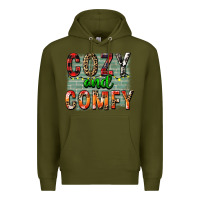 Army Green cozy and comfy Premium Hoodie - FaDigitalArtStudio